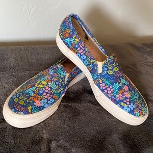 Keds rifle paper slip on shoes
